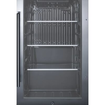 Summit SPR488BOSH34CSS Shallow Depth Indoor/Outdoor Beverage Cooler