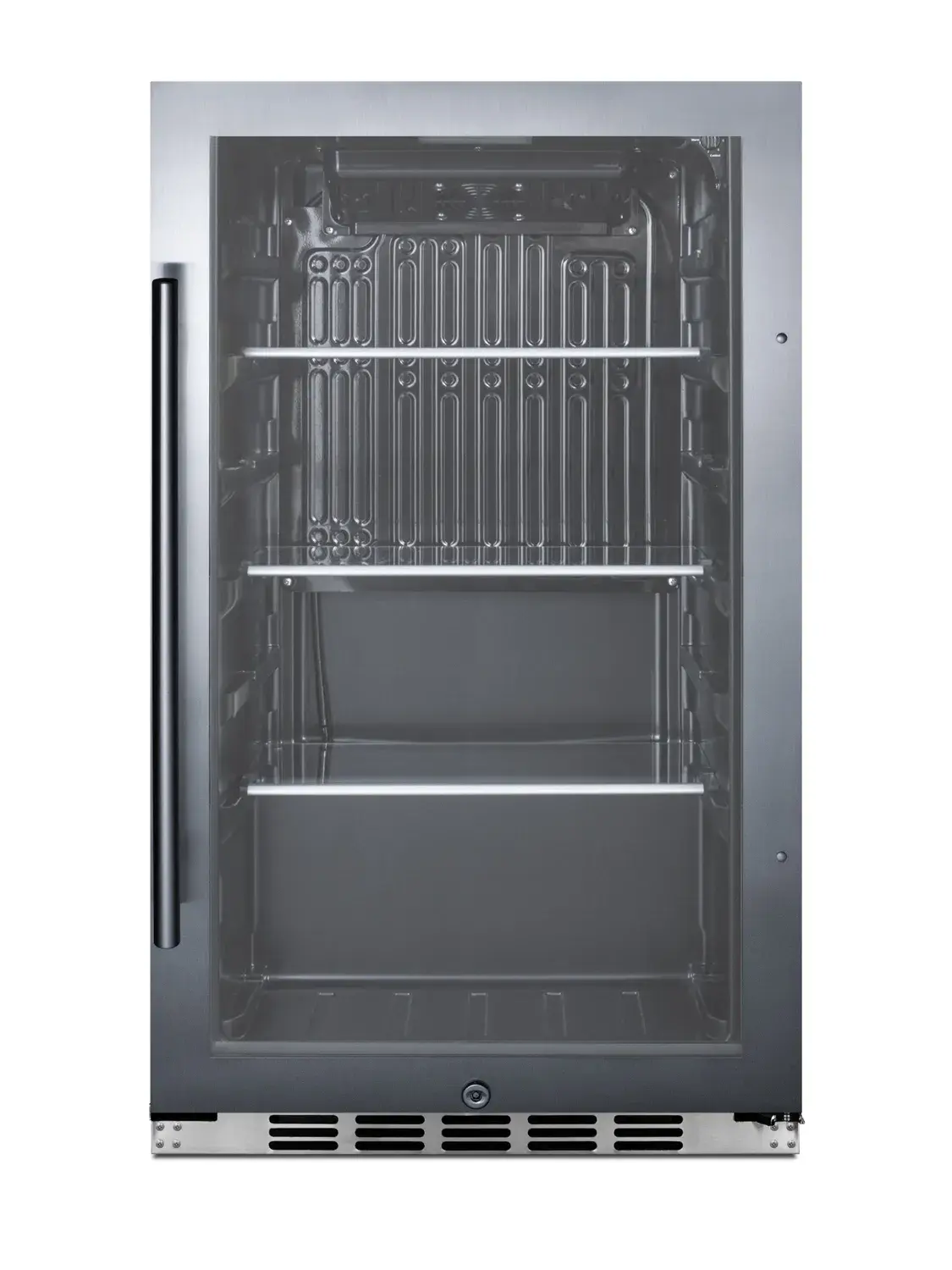 Summit SPR488BOSH34CSS Shallow Depth Indoor/Outdoor Beverage Cooler