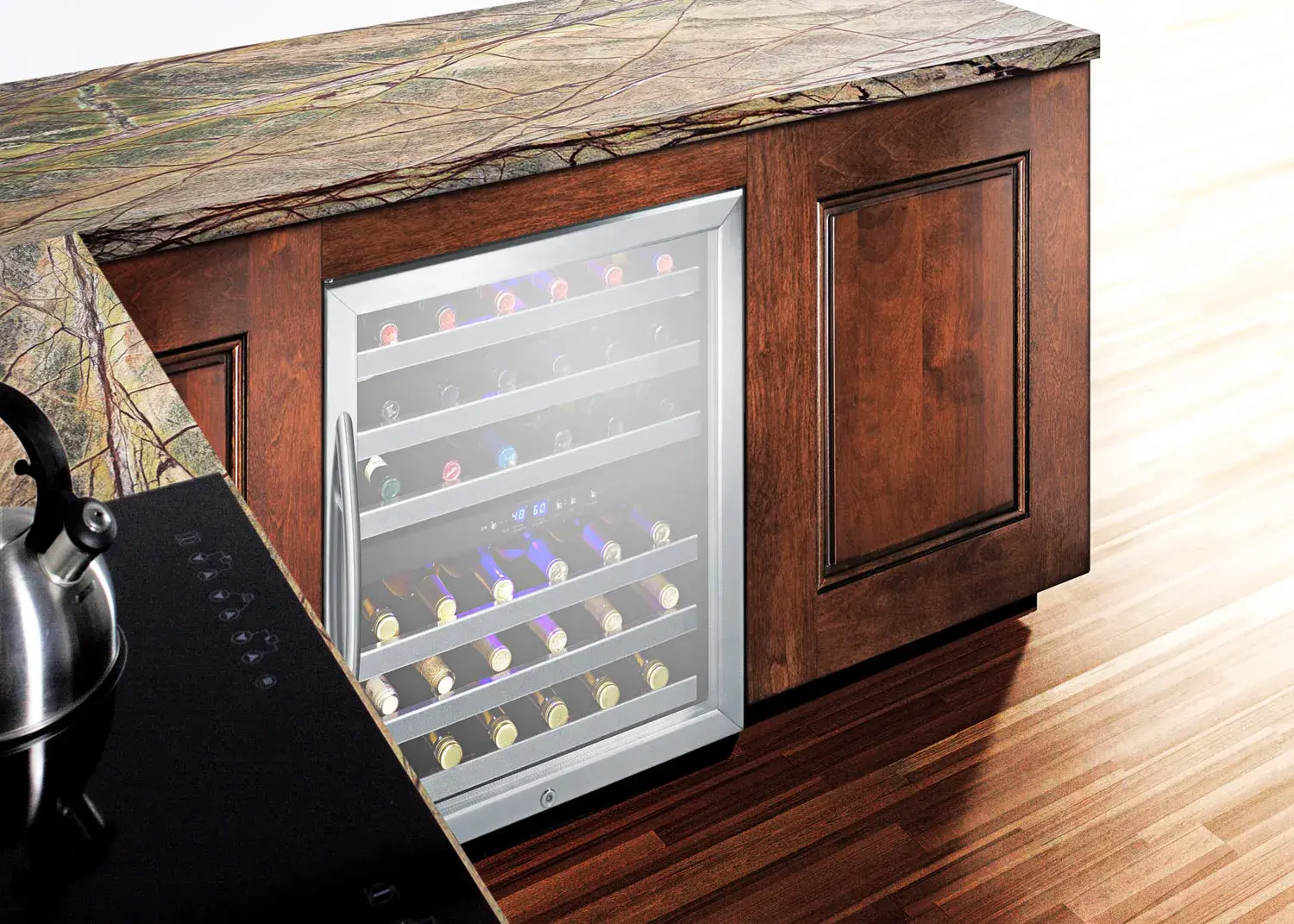 Summit SWC530BLBIST 24" Wide Built-In Wine Cellar