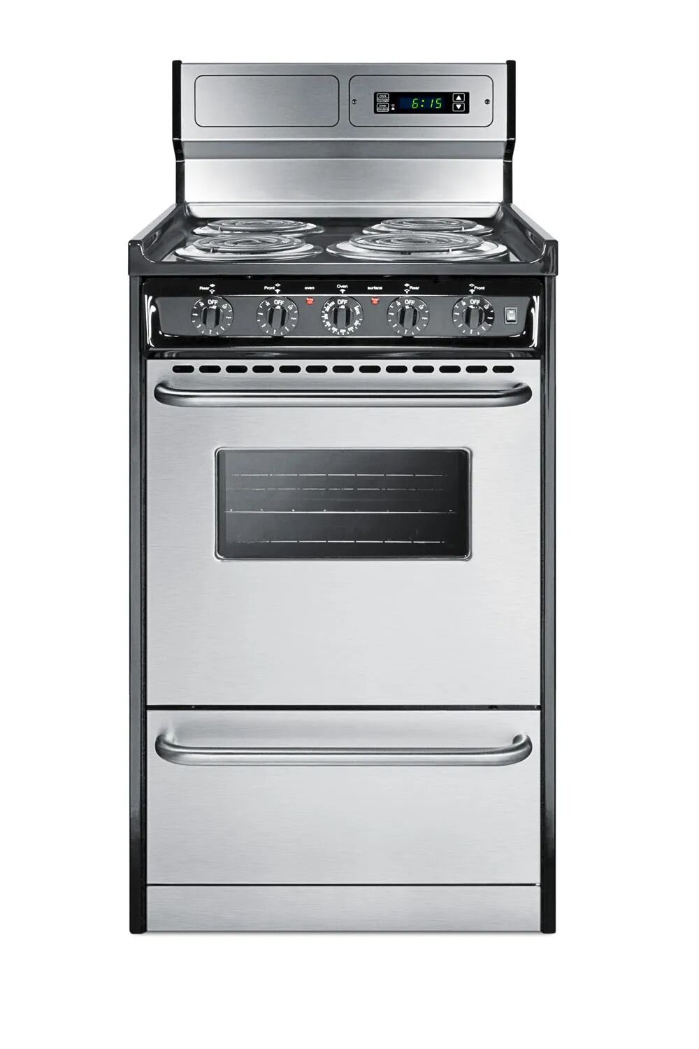 Summit TEM130BKWY 20" Wide Electric Coil Range