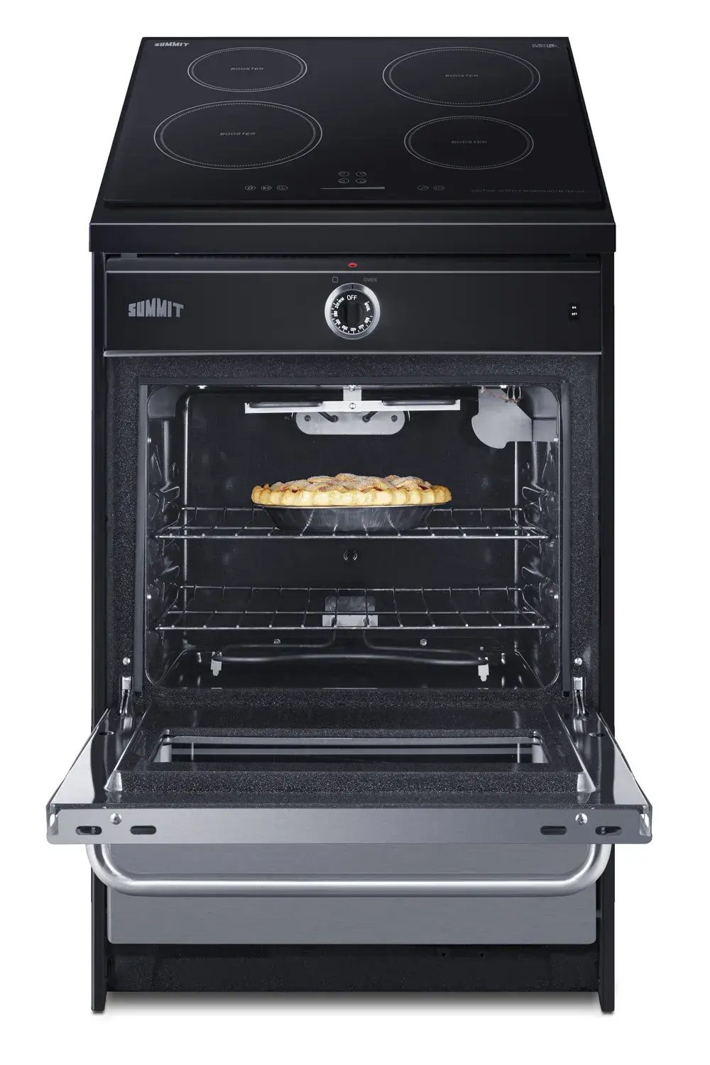 Summit TEM665BW 24" Wide Induction Range