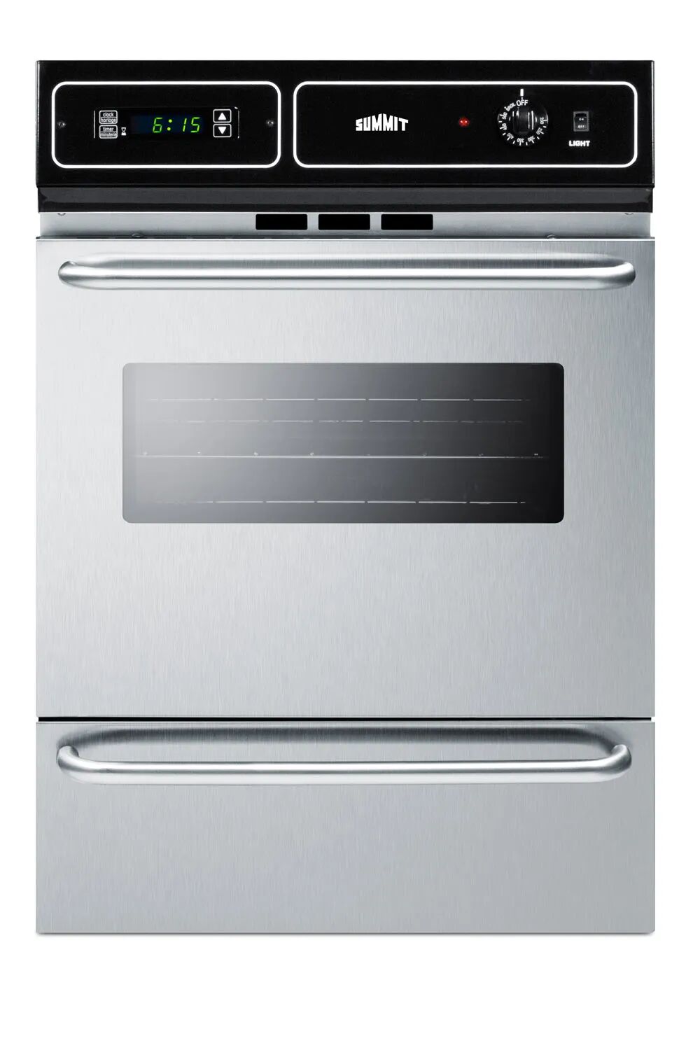 Summit TTM7212BKW 24" Wide Gas Wall Oven