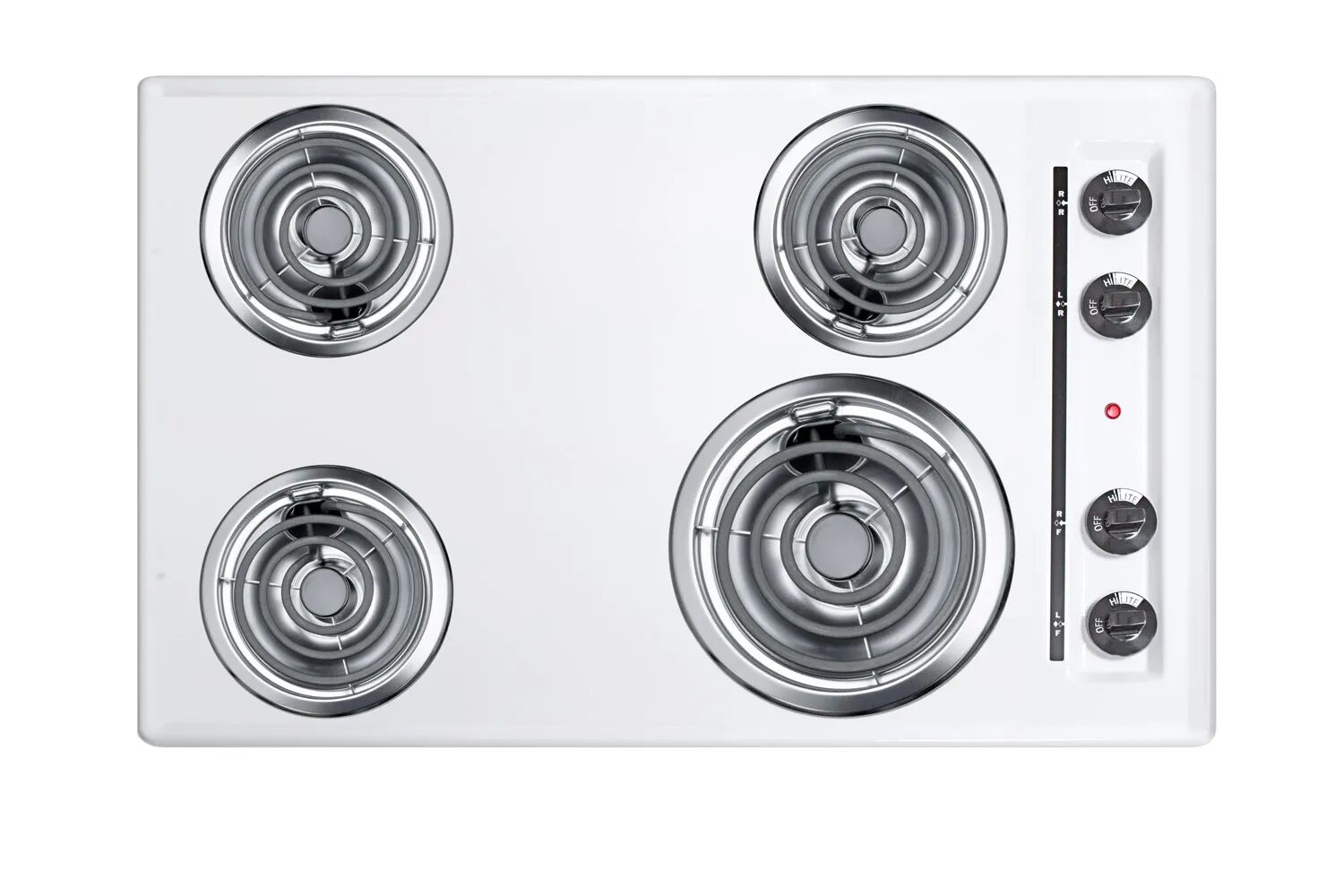 Summit WEL05 30" Wide 4-Burner Coil Cooktop