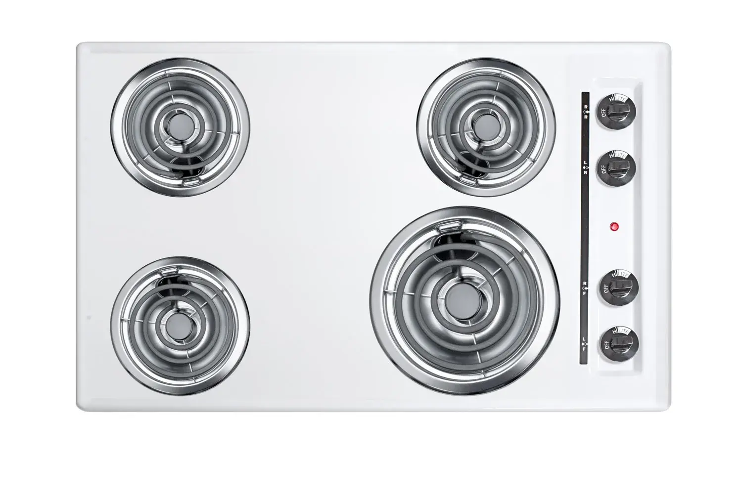 Summit WEL05 30" Wide 4-Burner Coil Cooktop