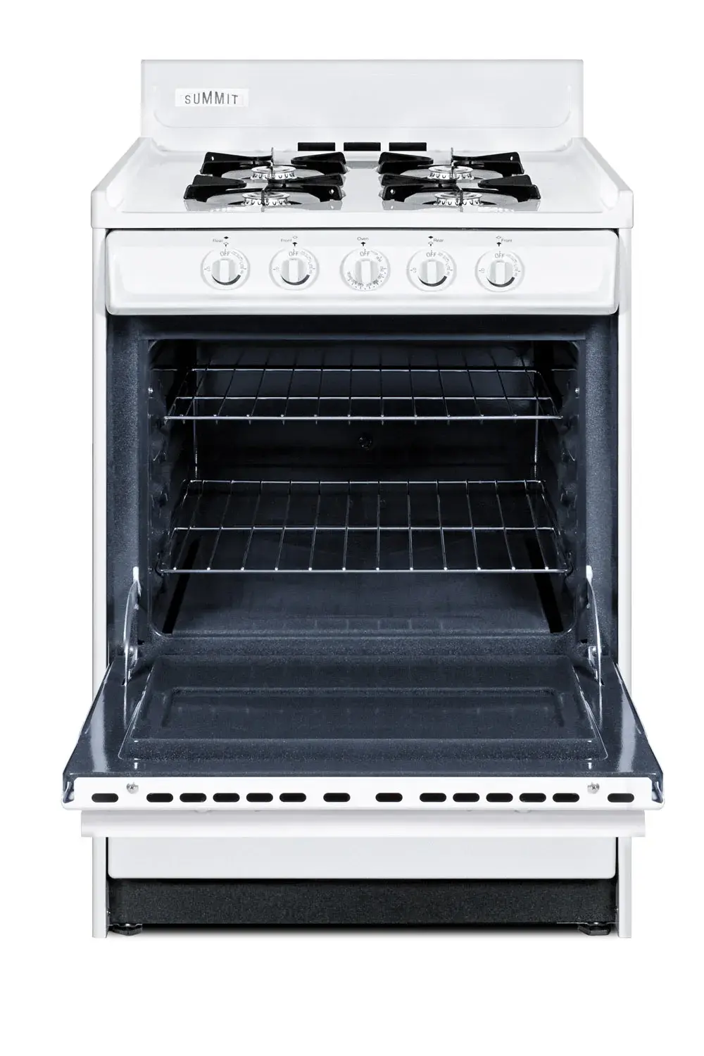 Summit WLM610P 24" Wide Propane Gas Range, Battery Start