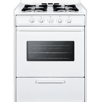 Summit WNM6307KW 24" Wide Gas Range