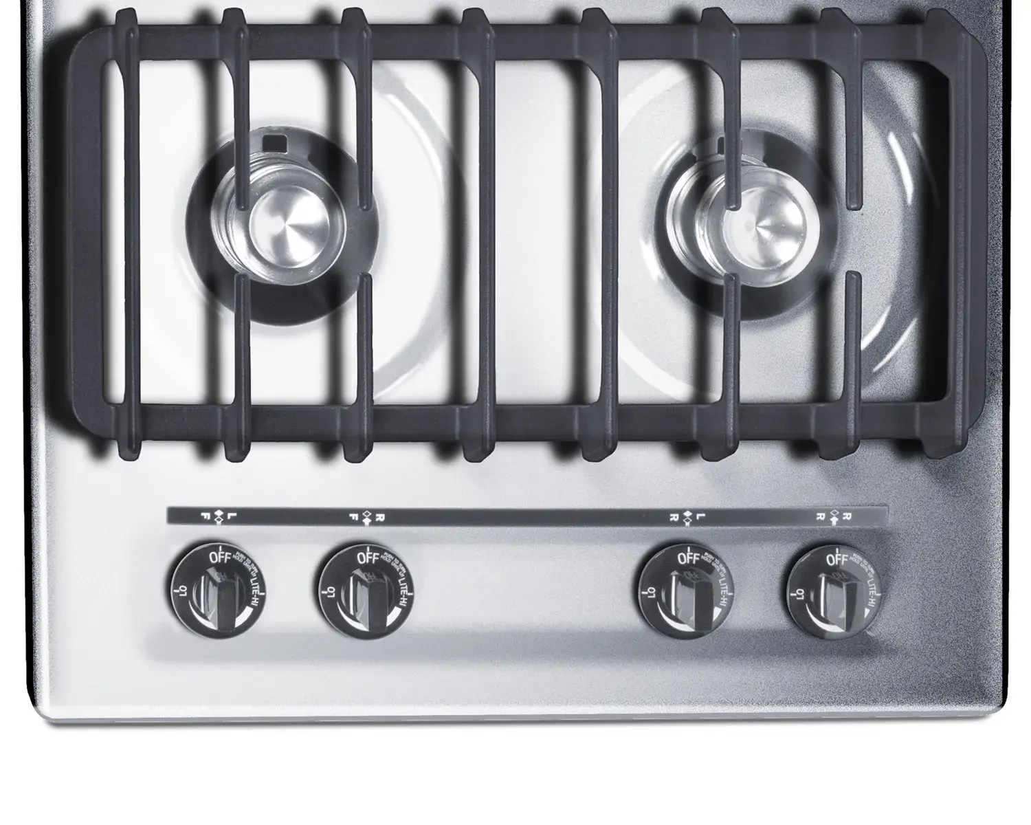 Summit ZNL033I 24" Wide 4-Burner Gas Cooktop
