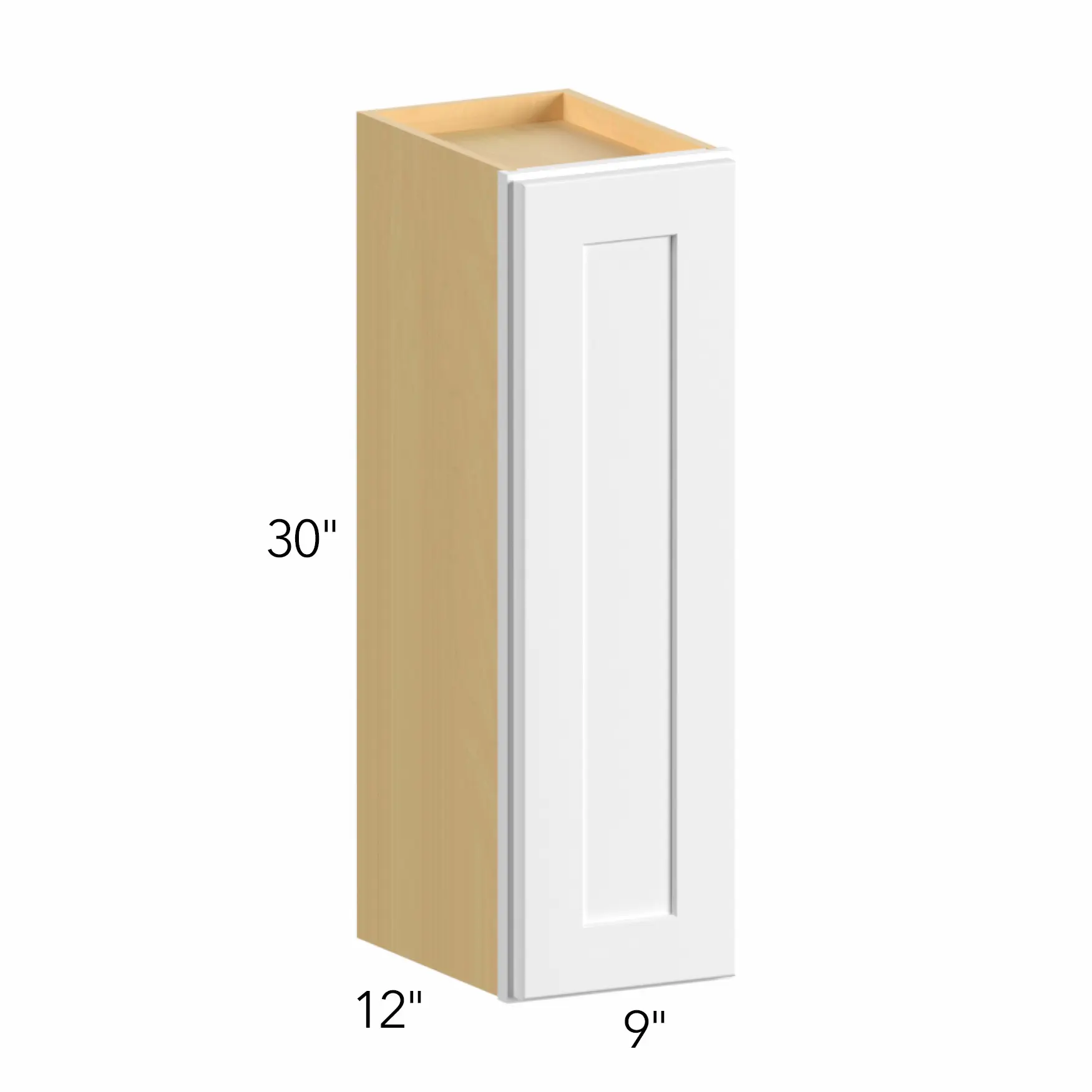 Allure® Luxe Canyon Oak 9"W x 30"H x 12"D Wall Cabinet (W0930)