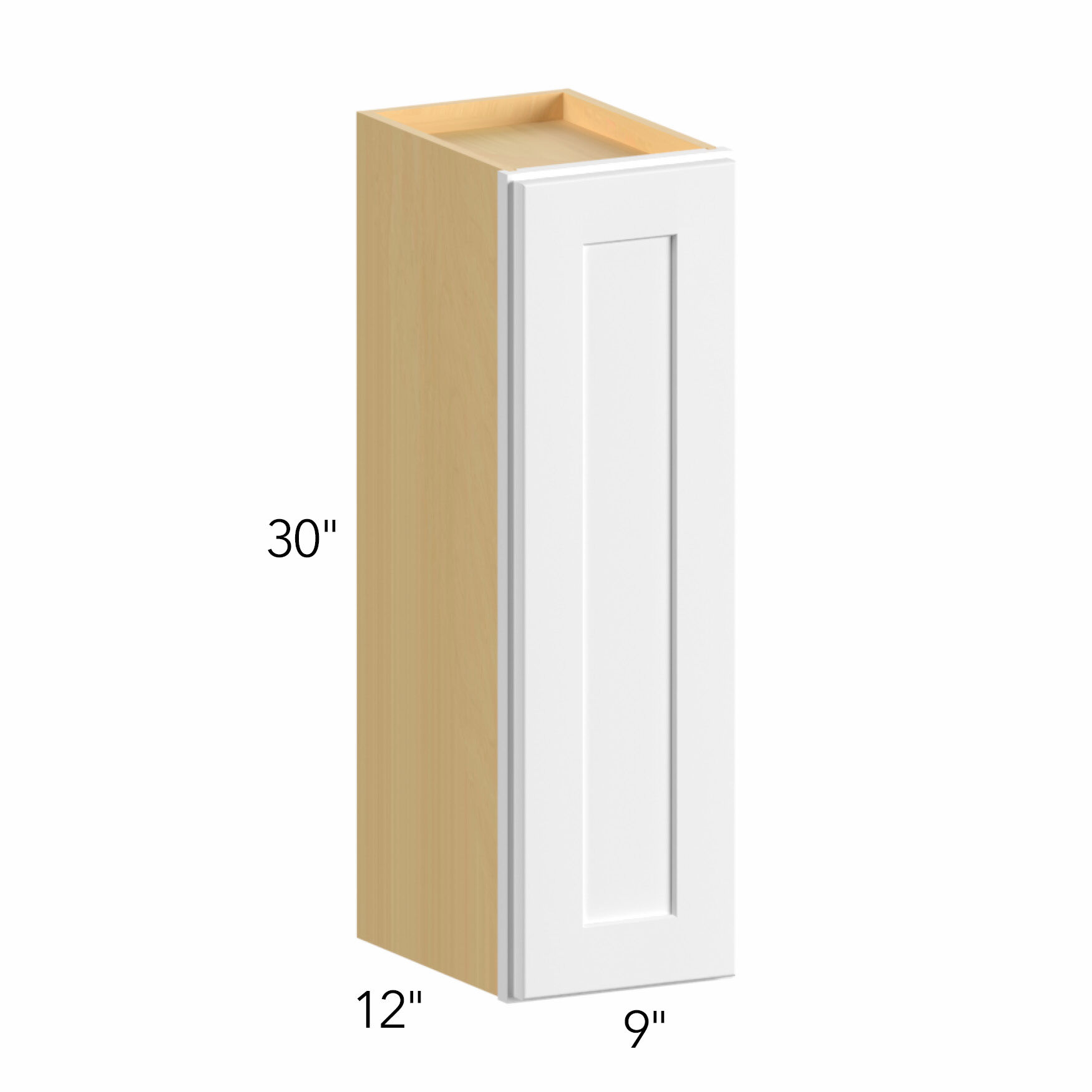 Allure® Luxe Desert Oak 9"W x 30"H x 12"D Wall Cabinet (W0930)