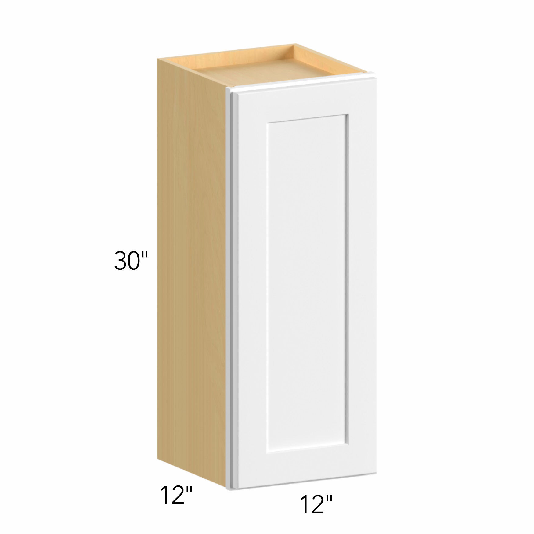 Allure® Luxe Frost 12"W x 30"H x 12"D Wall Cabinet (W1230)