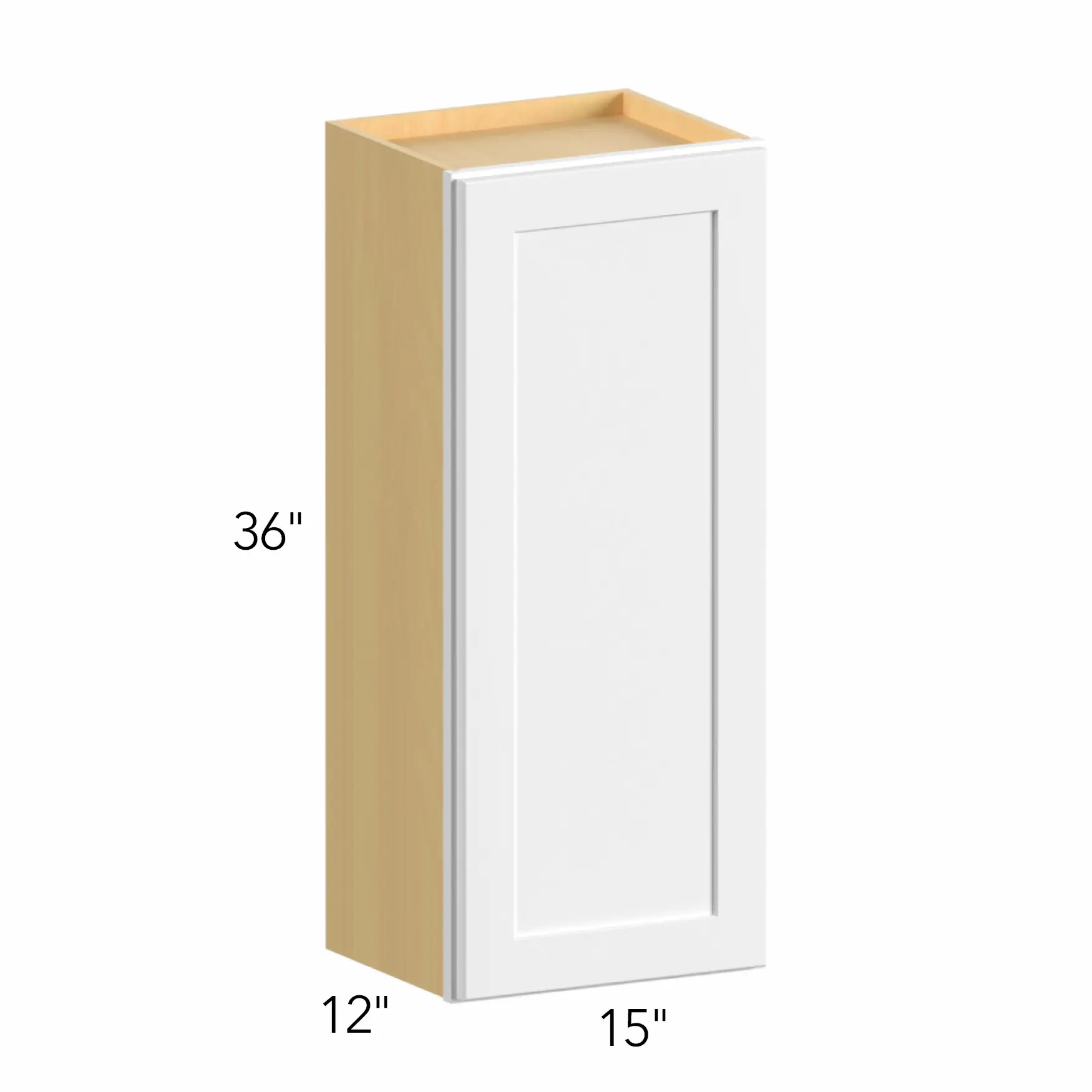 Allure® Galaxy Dove 15"W x 36"H x 12"D Wall Cabinet (W1536)
