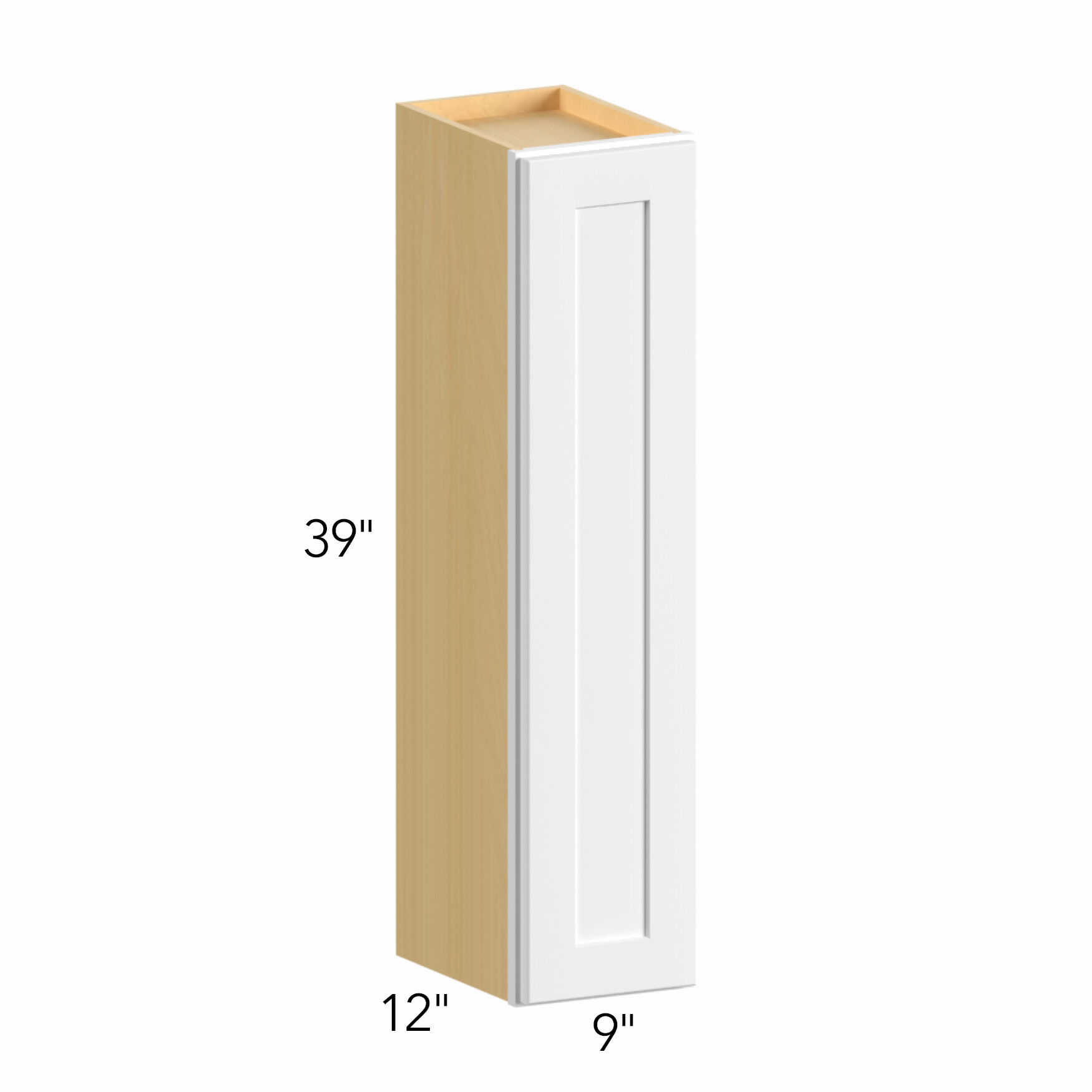 Allure® Galaxy Dove 9"W x 39"H x 12"D Wall Cabinet (W0939)
