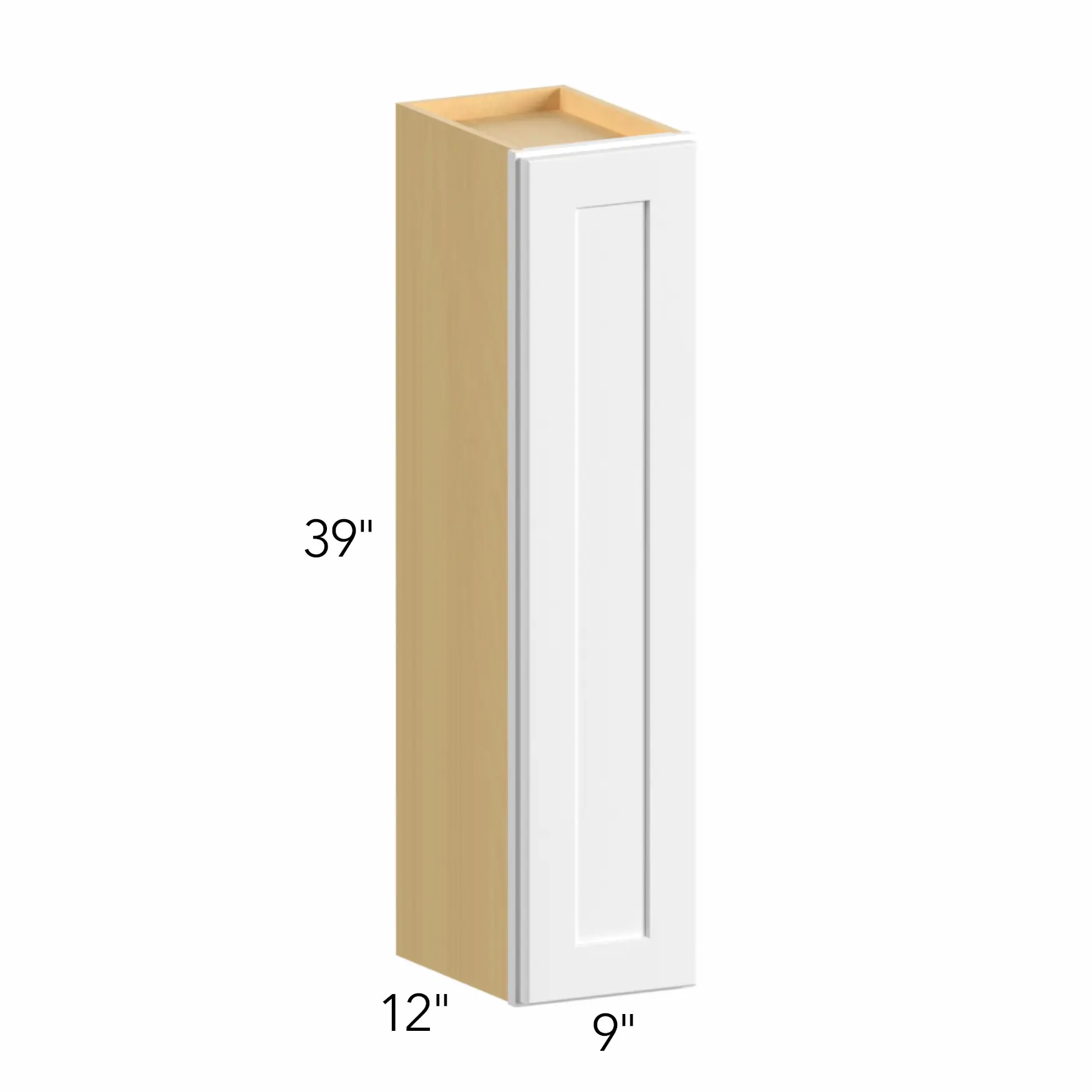 Allure® Galaxy Dove 9"W x 39"H x 12"D Wall Cabinet (W0939)