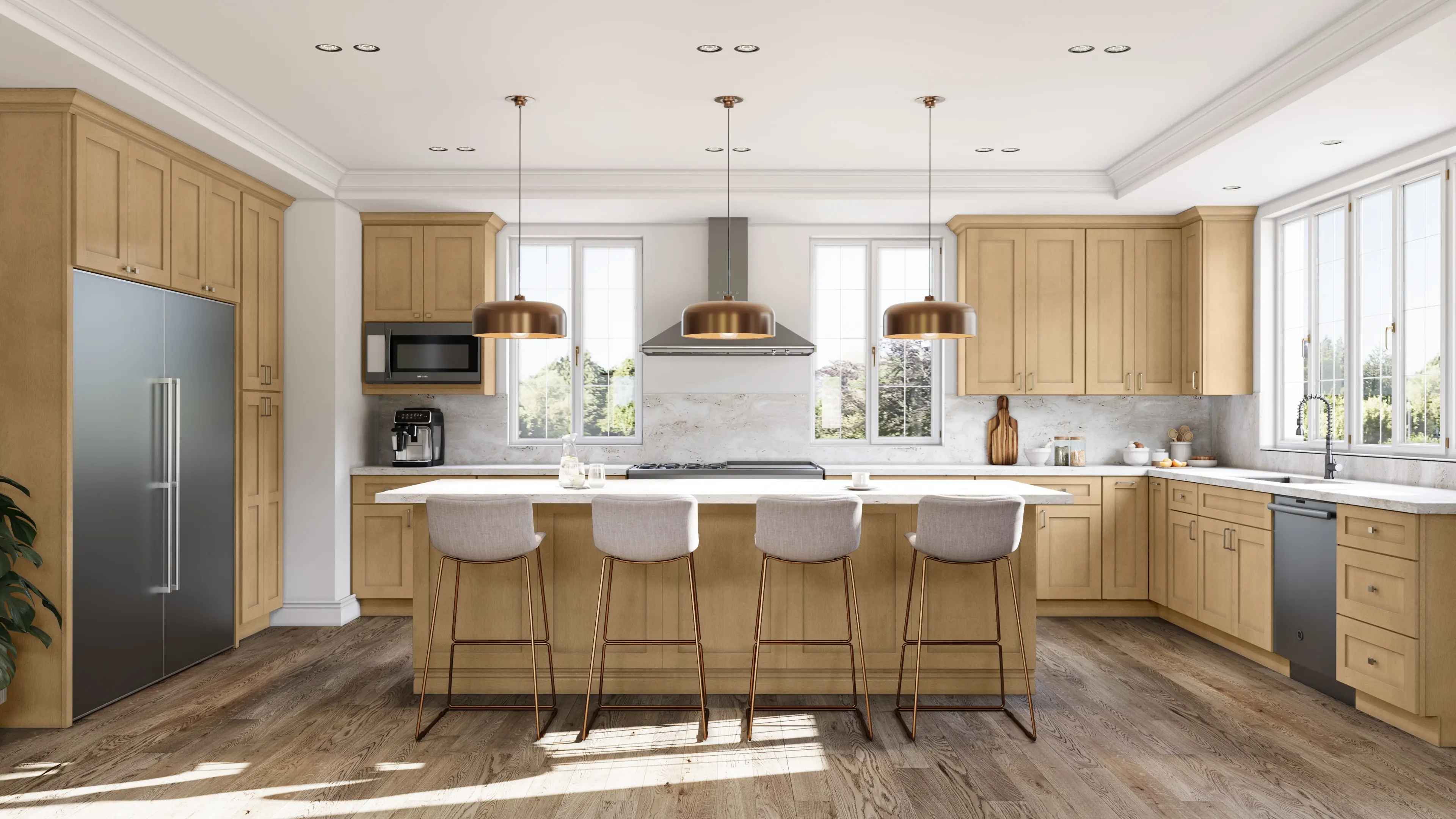 Allure® Galaxy Timber 15"W x 15"H x 12"D Wall Cabinet (W1515)